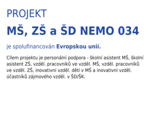 MŠ a ZŠ Nemo Říčany - Přírodní zahrada